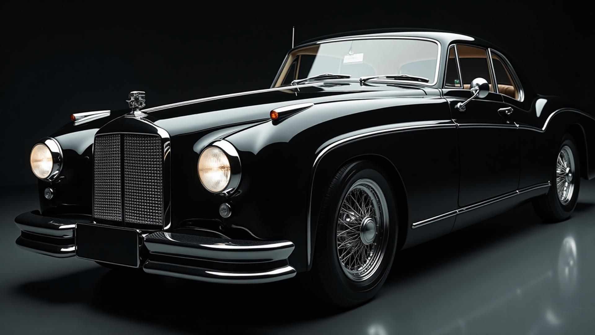 Luxury car with perfect polish